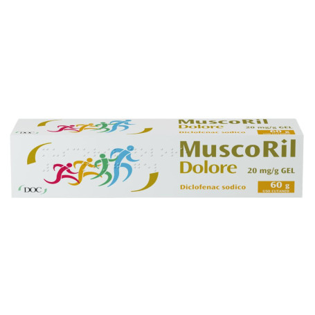 MUSCORIL DOLORE*GEL 60G 20MG/G