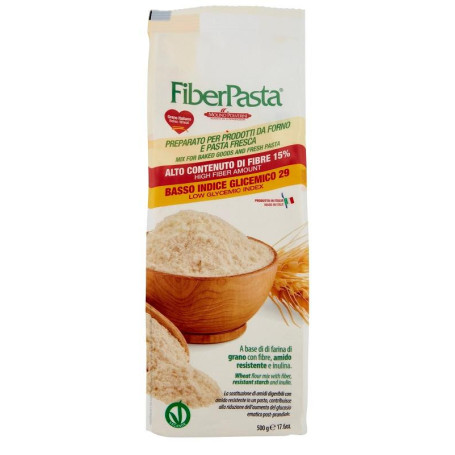 FIBERPASTA FARINA AD ALTO CONTENUTO DI FIBRE 15% 500 G