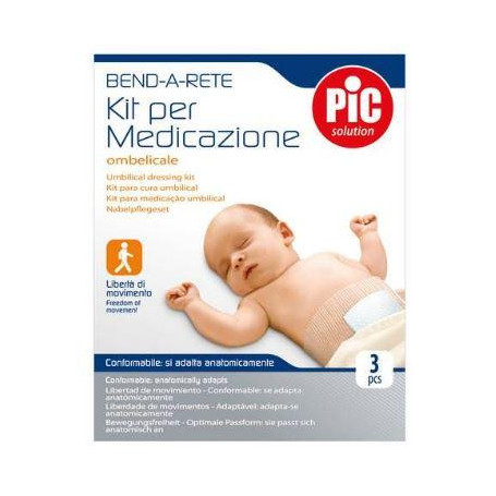 KIT MEDICAZIONE BENDA A RETE OMBELICALE