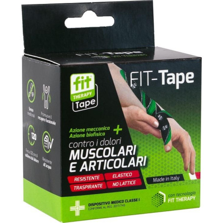 FIT THEPARY TAPE CEROTTO NERO ROTOLO 5M