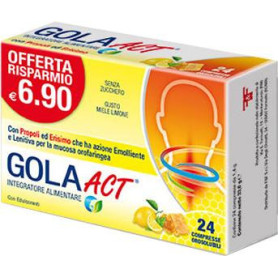 GOLA ACT MIELE E LIMONE 24 COMPRESSE...