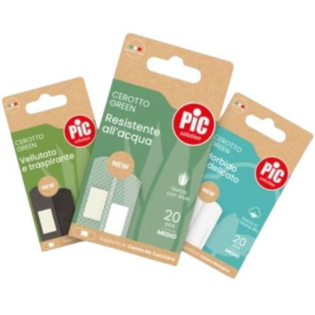 CEROTTO PIC GREEN COTONE BIO MEDIO 20 PEZZI