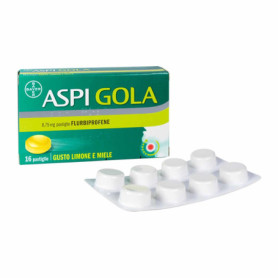 ASPI GOLA 8,75 MG PASTIGLIE GUSTO LIMONE E...