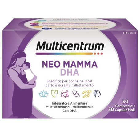 MULTICENTRUM NEO MAMMA DHA 30 COMPRESSE + 30 CAPSULE MOLLI