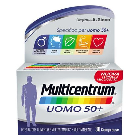 MULTICENTRUM UOMO 50+ 30 COMPRESSE