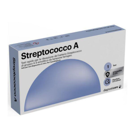 TEST RAPIDO AUTODIAGNOSTICO FARINGEO STREPTOCOCCO A/ DIAGNOSTICARE