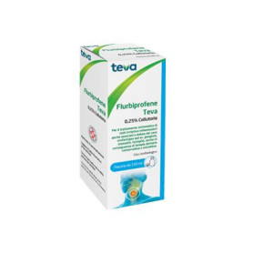 FLURBIPROFENE TEVA 0,25%