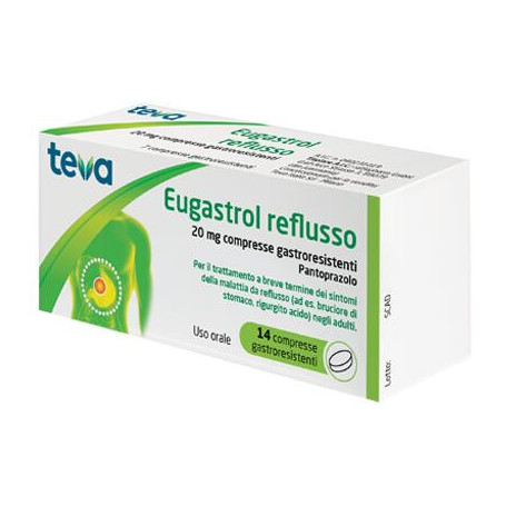 EUGASTROL REFLUSSO 20 MG COMPRESSE GASTRORESISTENTI