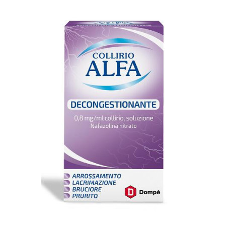 COLLIRIO ALFA DECONGESTIONANTE 0,8 MG/ML COLLIRIO, SOLUZIONE