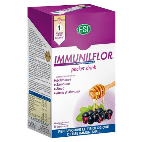 ESI IMMUNILFLOR POCKET DRINK 16 POCKET DRINK