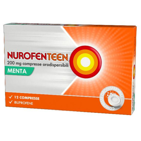 NUROFENTEEN 200 MG COMPRESSE ORODISPERSIBILI MENTA