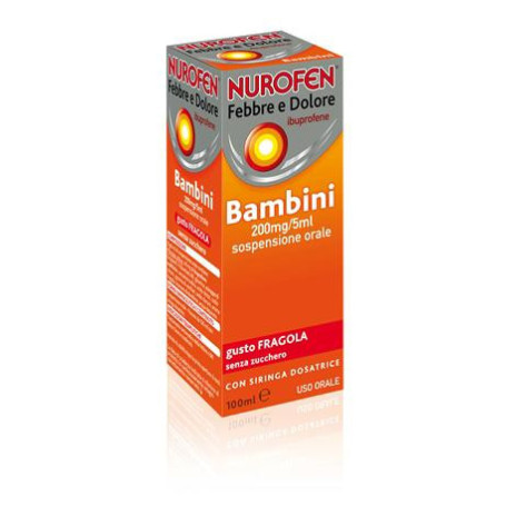 NUROFEN FEBBRE E DOLORE 200 MG/5ML SOSPENSIONE ORALE
