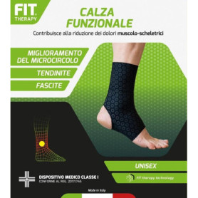 CALZA FUNZIONALE FIT THERAPY NERO L
