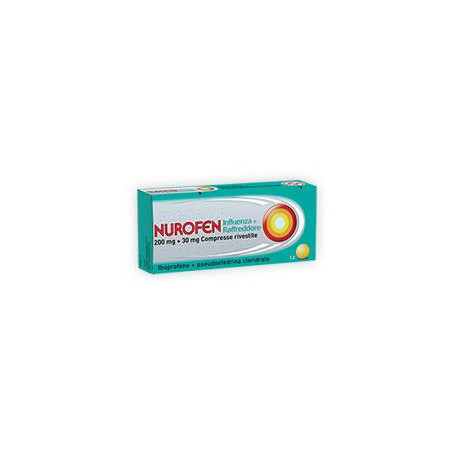 NUROFEN INFLUENZA E RAFFREDDORE 200 MG + 30 MG COMPRESSE RIVESTITE
