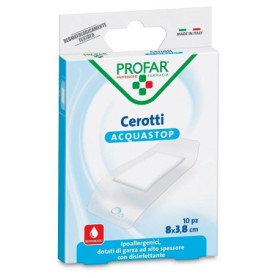 CEROTTO ACQUASTOP SUPER 8X3,8 CM PROFAR 10 PEZZI
