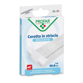 CEROTTO TESSUTO NON TESSUTO DELICATO 1 STRISCIA 50X8 CM PROFAR