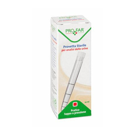 PROVETTA STERILE PER ANALISI DELLE URINE 10 ML PROFAR