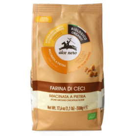 FARINA DI CECI BIO MACINATA A PIETRA ALCE NERO 500 G