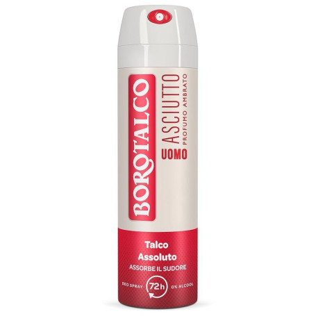 BOROTALCO MEN DEO SPRAY ASCIUTTO AMBRA 150 ML