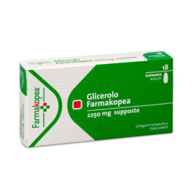 GLICEROLO FARMAKOPEA ADULTI 2250 MG SUPPOSTE