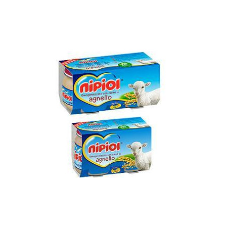 NIPIOL OMOGENEIZZATO AGNELLO 120 G X 2 PEZZI