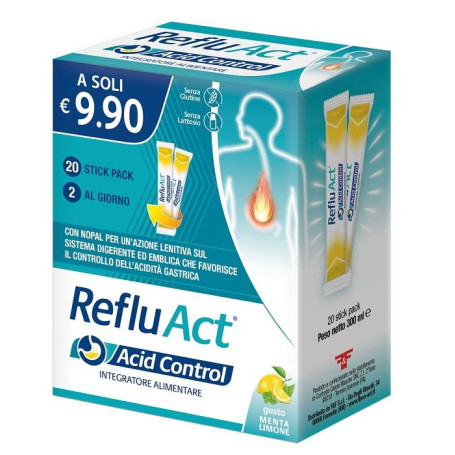 REFLU ACT ACID CONTROL 20 STICK