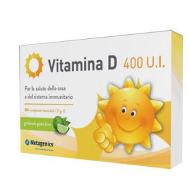VITAMINA D 400 UI 84 COMPRESSE MASTICABILI GUSTO LIME